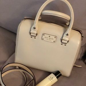 KATE SPADE white purse